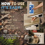Laundry Detergent 124 Load. Crisp, Clean 'Fresh Air' Essential Oil Liquid Laundry Detergent Washing Soap for Sensitive Skin. ProvenSafe™ Cleaning Supply w/Odor & Stain Remover for Outdoor Gear