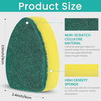 Dish Wand Sponge Refills, Dish Sponge with Handle, Dishwand Refills, Non Scratch Dish Wand Refill Replacement Pack, Dish Scrubber with Handle Kitchen Dishwand Pads with Soap Dispenser for Cleaning