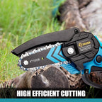 Saker Mini Chainsaw,Portable Electric Chainsaws Cordless,Handheld Chain Saw Pruning Shears Chain Saws for Tree Branches,Courtyard,Household and Garden,Christmas Gifts for Men Dad Husband Women