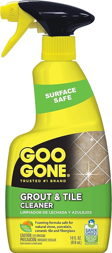 Goo Gone Grout & Tile Cleaner - Stain Remover - 14 Fl. Oz.