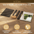 TETOTE 30 x 26 Bathroom Mirror with Storage with Tempered Beveled Mirror Black Medicine Cabinet Aluminum Cabinet DTC Hinges, Stepless Adjustable Shelves, Recessed/Surface-Mounted