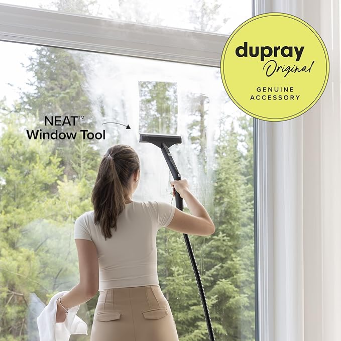 Dupray Neat Window Tool for Steam Cleaner (Accessory Part) – Streak-Free Cleaning for Glass and Mirrors