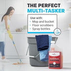 Zogics All Surface Neutral Cleaner – Floor Cleaner Solution with a Low Toxicity Formula and Neutral pH for All Surfaces, Each Bottle Makes up to 16 Gallons
