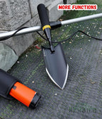Heavy Duty Gardening Hand Trowel - Carbon Steel Garden Trowel with Rubberized Handle, Ideal for Soil Planting, Digging, Transplanting