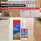 Floor Restore for Wood Floors: Floor Clean Restorer & Polish for Tile, Shine Wood, Laminate, Vinyl, Bamboo - Quick-Drying Flooring Protection Agent (2, 150 ml)