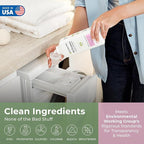 Heritage Park Luxury Laundry Detergent | Dermatologist Tested Plant based Natural & Enzyme Laundry Detergent | Sensitive Skin Friendly - Spring Magnolia (32 fl oz)
