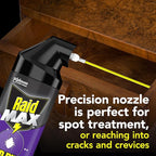 Raid Max Bed Bug Crack & Crevice Extended Protection Foaming Spray, Kills Bed Bugs for up to 8 weeks on Laminated Woods and Surfaces, 17.5 oz