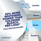 OxiClean Triple Action White Revive Laundry Whitener and Stain Remover Powder, Use with Detergent, Whitens and Brightens Clothes, Removes Tough Stains, Color Safe, Chlorine Free, 4 lbs