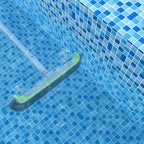 Sepetrel Pool Brush Head for Cleaning Walls,Heavy Duty Inground/Above Ground Swimming Pool Scrub Brushes with Premium Strong Bristle & Reinforced Aluminium Back