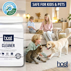 HOST® Dry Extraction Cleaner - Natural, Non-Toxic, Biodegradable Cleaning Compound for Carpets, Grouted Tile, and Textured Floors - Low Moisture Formula, Safe for People & Pets, 2.5 lb Shaker Jar