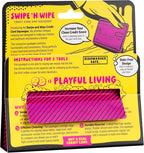Swipe ’N Wipe – Credit Card Sink Squeegee (Pink)