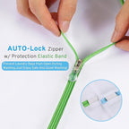 3 Pack 3 Size Mesh Laundry Bags Set for Delicates with AUTO-Lock Zipper, Lingerie Bags for Washing Delicates, Laundry Bags Mesh Wash Bags, Delicates Laundry Bag for Jeans,Blouse,Stocking,Bra