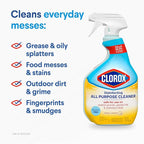 Clorox Disinfecting All-Purpose Cleaner 32 Oz and Disinfecting Bathroom Cleaner, Household Essentials, 30 Oz, Pack of 3