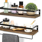 KURUI Black Self Drilling Drywall Anchors, 140PCs #8 Dry Wall Anchors and Flat Head Screws Kit, 70 Anchors + 70 Screws, 75LB Heavy Duty Hanging for Picture Frames Wall Decor Art, Sheetrock Hangers