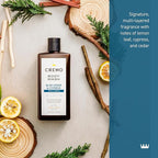 Cremo Body Wash Men, A Woodsy Scent with Notes of Lemon Peel, Cypress and Cedar, 16 Fl Oz