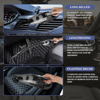 Car Vacuum Portable Cordless, Handheld Vacuum Cleaner High Power for Wet and Dry, USB Rechargeable Lightweight Cordless Vacuum, 0.45L Capacity Storage Bag,for Car/Stairs/Pet Hair(Black Silver)