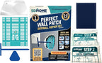 Drywall Repair Kit by SD Home, Fix Large Holes Fast, Wall Plate, 2 Patch Dry Compound Bags, Sanding Block & Trowel, Perfect Drywall Hole Patch Solution, Quick & Easy Filler, Wall Putty, Spackle Paste
