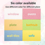 ARCLIBER Cleaning Scrub Sponge,Cellulose Non-Scratch for Kitchen,Bathroom,Cars,Colorful Compressed Sponge (18 Pack)