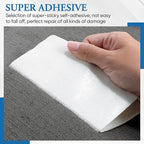 Canvas Patch 5.5 x 8 Inches 6Pcs Self-Adhesive Waterproof Canvas Patch Kit for Repairing Tents,Sofas,Boat Covers,Camping Chair,Awnings,Car Seats.(Dark Gray)