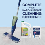Bona Multi-Surface Floor Cleaner Refill - 96 fl oz - Lemon Mint - Residue-Free Floor Cleaning Solution refill for Spray Mop and Spray Bottles - For Use on Stone, Tile, Laminate, and Vinyl Floors
