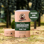 Dr. Squatch Natural Deodorant for Men - Odor-Squatching Aluminum Free - Pine Tar (2.65 oz, 3-Pack)