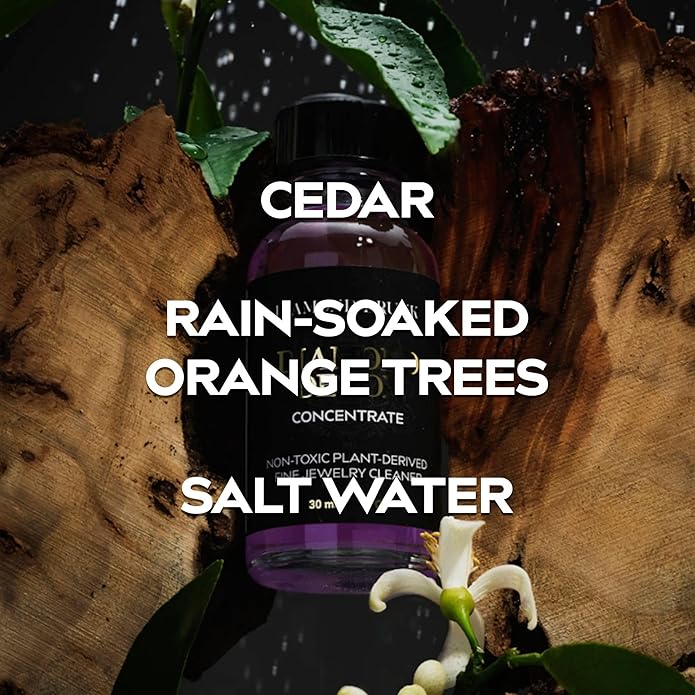 Diamond Drunk The Starter Collections - Non-Toxic, Fine Jewelry Cleaning Kit for Diamond, Gold, & Platinum Rings & More - 2 Months Supply of Safe, Sustainable Cleaner to Restore Shine - Patented Bauble Basket & Reusable Vessel