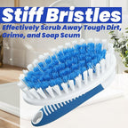 PHYEX Scrub Brush, 2 Size Household Cleaning Brushes with Stiff Bristles, Scrubbing Brush for Carpet, Shower, Bathtub, Kitchen, Pool Tile, Bathroom Scrubber