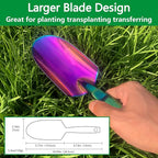 Garden Shovel - Gardening Hand Tool, Heavy Duty Garden Trowel, High Strength Alloy Steel for Planting Transplanting Transferring, Solid Metal Handle, Colorful