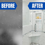 Bruce's GSR Heavy Duty Glass Water Spot Remover for Shower Glass Cleaner - Hard Water Stain Remover & Shower Door Cleaner - Removes Dirt, Soap Scum, Toilet Ring & Hardwater Mineral Stains (10 oz)