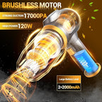 Portable Car Vacuum Cordless Mini Handheld Vacuums Cleaner Rechargeable with LCD Display and Multi-Nozzles, High Power Hand held Cleaners for Car, Home, Office, Sofa, Pet Hair,Keyboard
