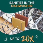 Scotch-Brite Harvest Dobie Scrubbing Pads, Non-Scratch Kitchen Sponge for Cleaning Dishes, Appliances, and Bathrooms, Pumpkin Orange Dish Sponge That Dries Fast, 2-Pack