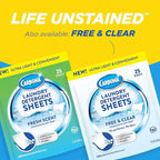 Carbona Laundry Detergent Sheets | Eco-Friendly Washing Detergent | Up to 50 Loads (25 Sheets) | Stain Remover | Fresh Scent