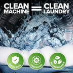 Renuv® Heavy Duty Washing Machine Cleaner and Descaler - Deep Cleaning Tablets For Front Load or Top Load Washer (12 XL Tablets - One Year Supply)
