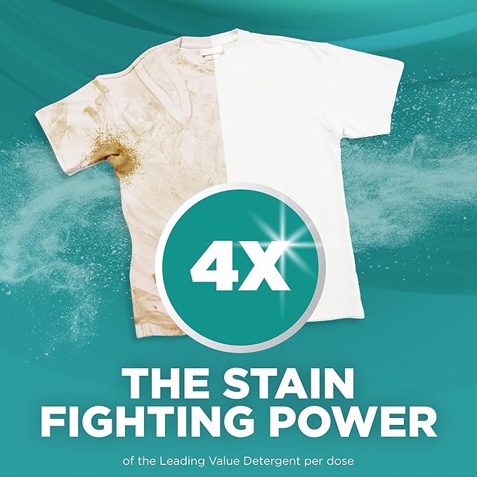 ARM & HAMMER Deep Clean Free & Clear Liquid Laundry Detergent, Free of Dyes, Perfumes and Phosphates, Suitable for Sensitive Skin, Dermatologist Tested, 102 Fl Oz, 68 Loads