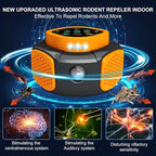Ultrasonic Pest Repellent Plug in, Indoor Pest Rodent Control for Roach, Mosquito, Mouse, Bugs, Rodent, Mice, Spider, Ant, Electronic Repellent Device with 5 Mode Switching