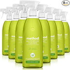Method All Purpose Cleaner, Lime + Sea Salt, 28 Fl Oz (Pack of 8), Eco-Friendly Multi-Surface Cleaning Spray