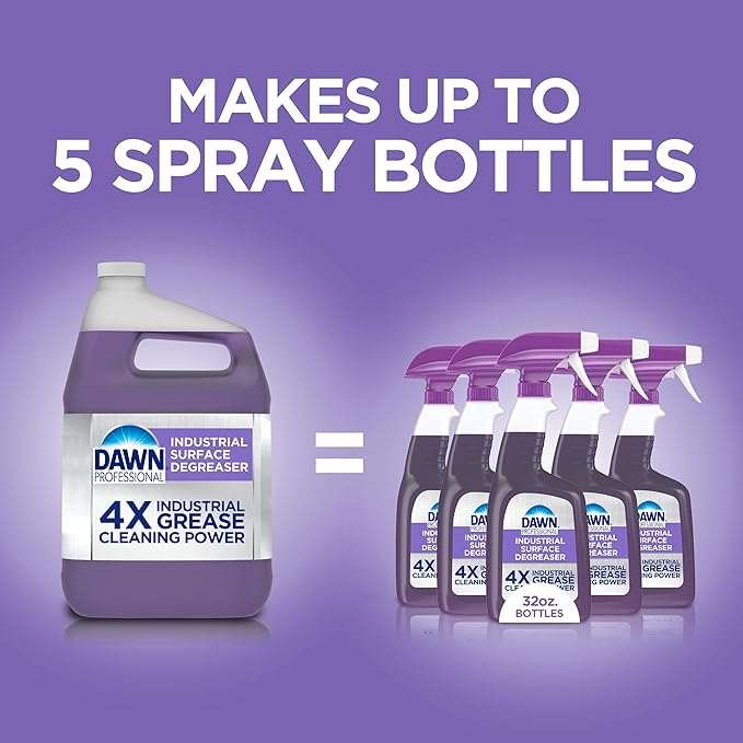 Dawn Professional Heavy Duty Liquid Degreaser, Pine Scent, 1 gal., 3/Carton (04852)