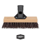 SWOPT 10' Premium Rough Surface Scrub Brush Head - Deck Brush for Rough and Textured Surfaces, Interchangeable with All SWOPT Cleaning Products for More Efficient Cleaning and Storage