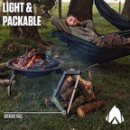 AGAWA - BOREAL15 Tripper Kit - Includes 15" Folding Saw, Nylon Carrying Case, 15" All-Purpose & 15" Aggressive Blade - For Camping, Hiking & Survival Gear (Black Frame/Green Handle)