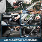 Saker Portable Car Vacuum Cordless 20000Pa 6 in 1 Multifunctional Adjustable Small Handheld Vacuum 7800mAH with Brushless Motor, for Car Home and Office SW-102