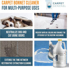 Bonnet Cleaner 5857 - Heavy Duty Shampoo Carpet Freshener Solution for Machine - Fast Drying & Pet Safe Carpet Shampoo for Rotary Cleaners, Commercial, & Industrial Use - 1 Gallon Jug