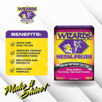 Wizards Metal Polish_Silver, Brass, Stainless & Aluminum Car Care 3oz-wt_11011