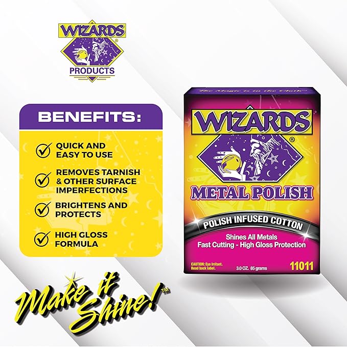 Wizards Metal Polish_Silver, Brass, Stainless & Aluminum Car Care 3oz-wt_11011