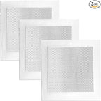 3 Pcs 6 Inch Wall Patch Repair, Drywall Repair Patch Self Adhesive Drywall Patch and Fiberglass Repair Kit, Heavy Duty Dry Wall Hole Repair Patch for Drywall Plasterboard (6 x 6 Inch)