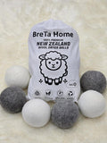 Wool Dryer Balls XL 6-Pack – Organic 100% New Zealand Wool, Reusable, Saves Drying Time, Reduces Wrinkles