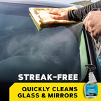 Meguiar's Perfect Clarity Glass Cleaner, Keep Windows, Windshields, and Mirrors Gleaming using a Premium Anti-Hazing Formula that Leaves a Superior Streak Free Finish, 24 Oz
