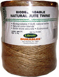 Biodegradable Natural Jute Twine, 890 FT - 32oz - 3 Ply