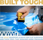 VViViD Gold Vinyl Wrap Squeegee - Nylon-Reinforced Tool for Car Wraps, Window Tint & Decals - (1 Pack)