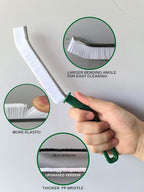 New Crevice Cleaning Brush, Hard-Bristled Washing Brush, Corner Edge Cleaning Brush, Multifunctional Gap Brushes for Kitchen countertop Surfaces, Windows Groove, Tiles & Faucets - 3PCS
