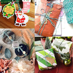 Benvo Pack of 2 Green White Cotton Twine and Red White Packing String Christmas Xmas Twine Rope Ribbon Cord for Baking, Butchers, DIY Crafts Wrapping Ornaments Hanging 656 ft Long